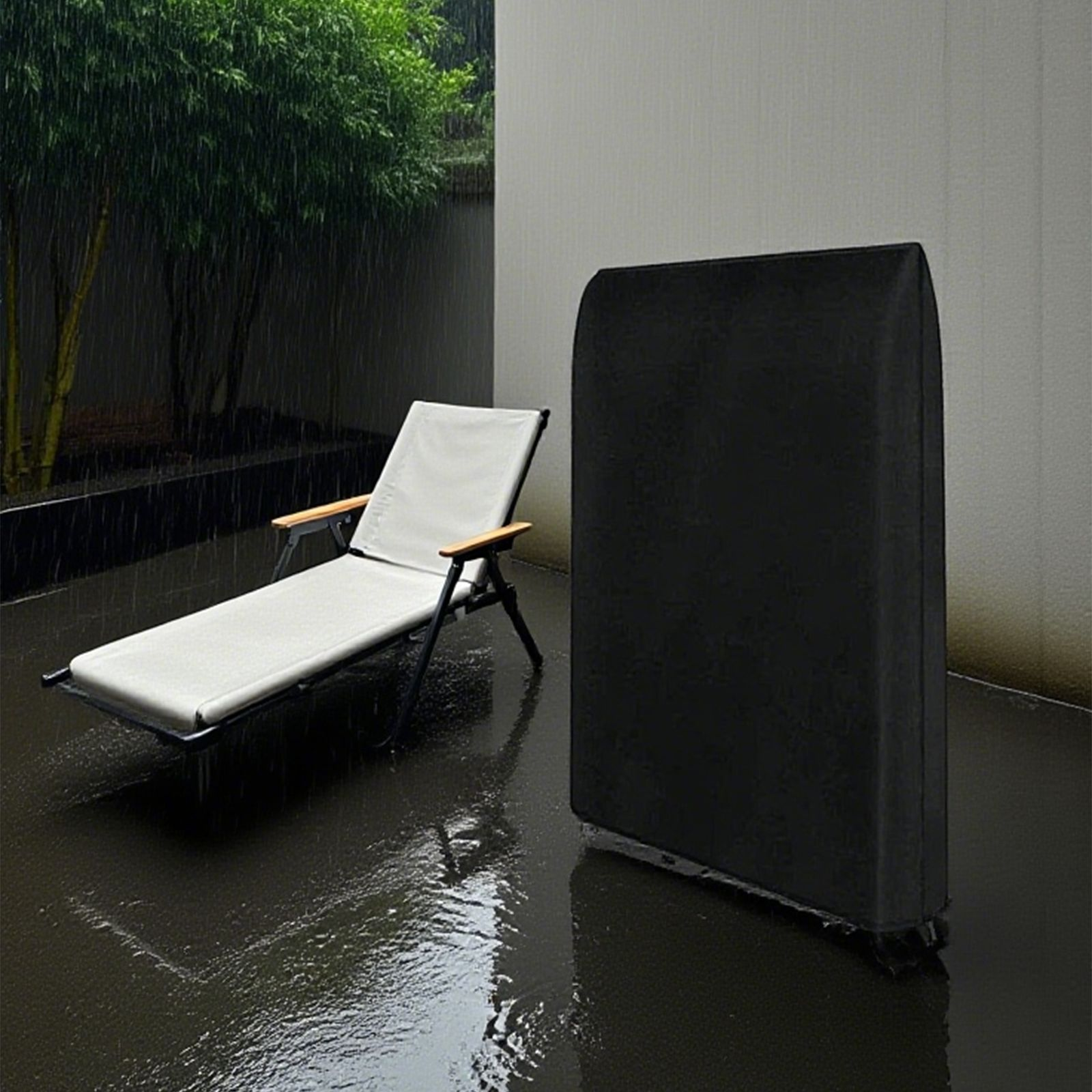 Outdoor Furniture Fabric Waterproof - Garden/Outdoor Folding Chair Cover, Black Waterproof