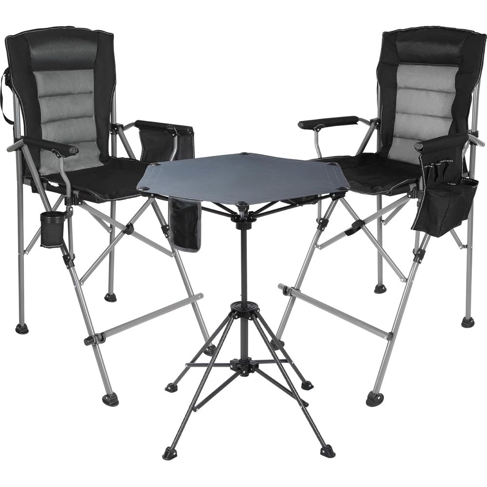 Outdoor Furniture Table And Chairs - Portable Outdoor Folding Chairs and Table