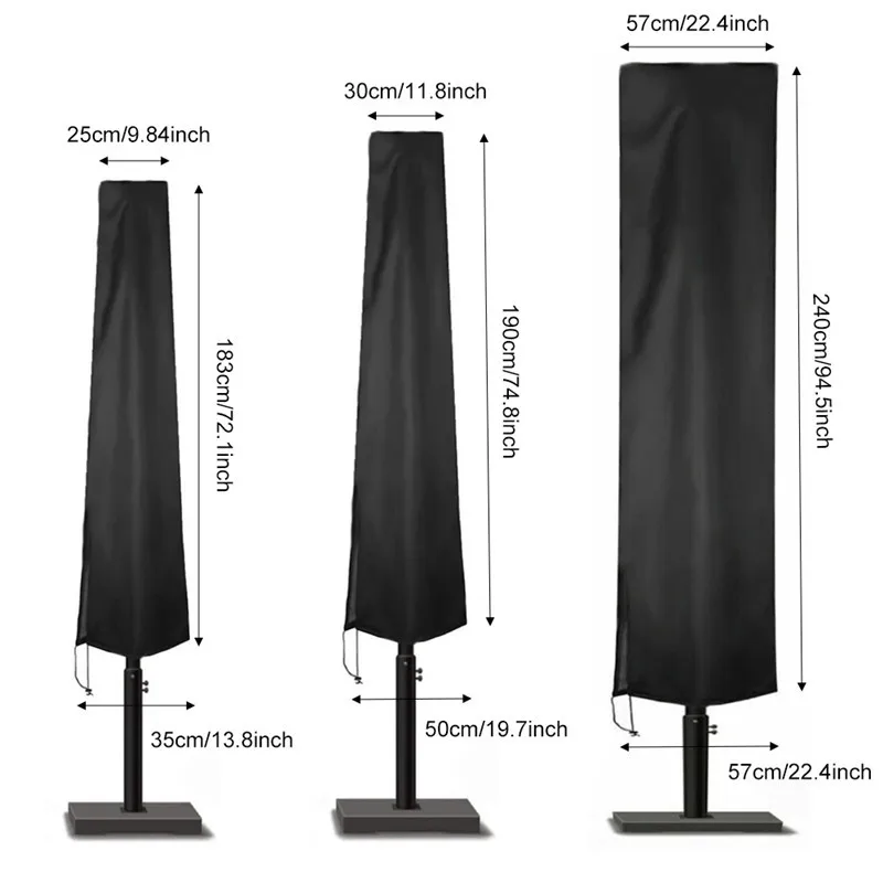 Outdoor Furniture Replacement Fabric - Universal Parasol Cover Waterproof Oxford Fabric