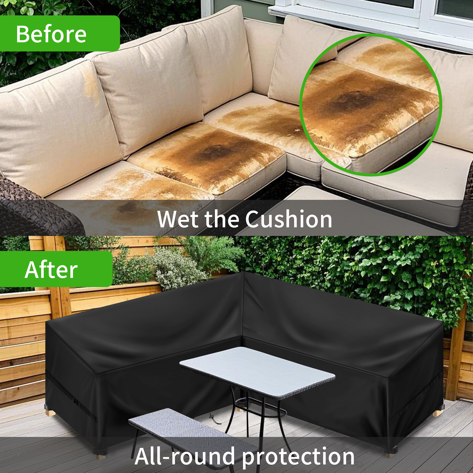 Outdoor Waterproof Sectional S - Outdoor Furniture Fabric Waterproof avaliação e preço