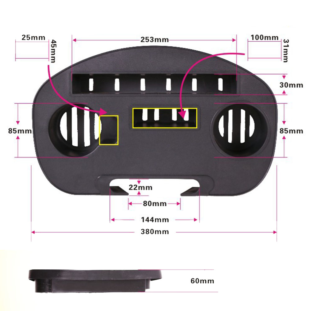 Clip On Cup Holder With Mobile - Bistro Table Set avaliação e preço