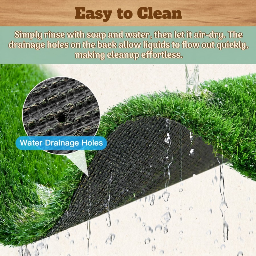 7 x 12 Ft Artificial Grass Tur - Outdoor Rug Waterproof avaliação e preço