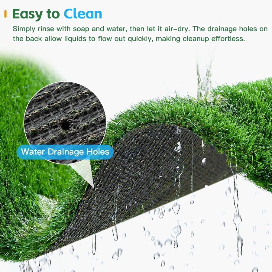 Artificial Grass Turf 6.5 x 10 - Outdoor Rug Waterproof avaliação e preço