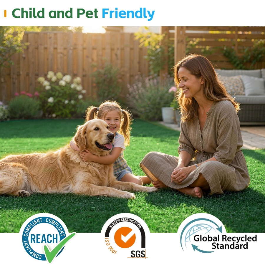 Artificial Grass Turf 6.5 x 10 - Outdoor Rug Waterproof avaliação e preço