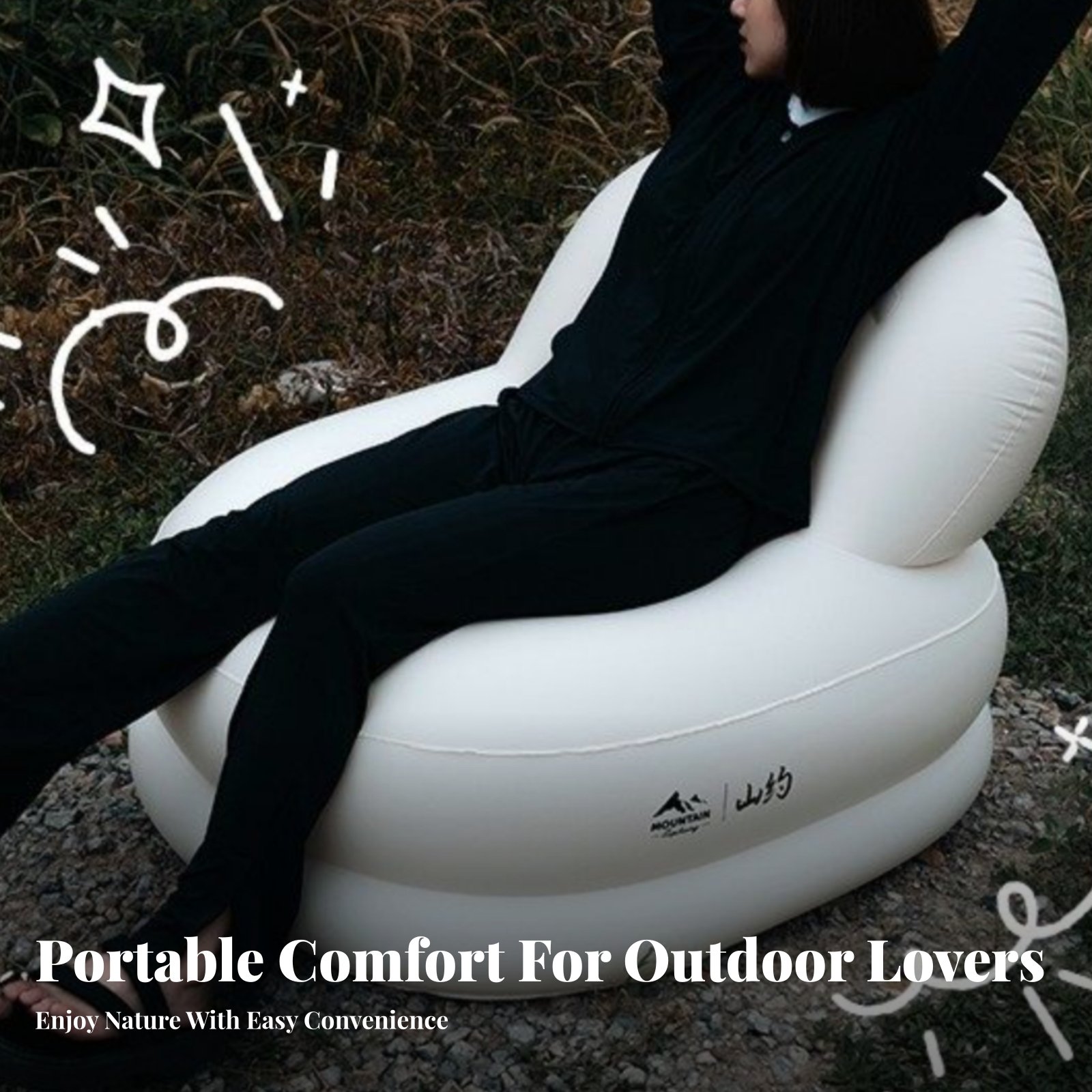 Inflatable Sofa, Camping Air C - Outdoor Furniture Lounge avaliação e preço
