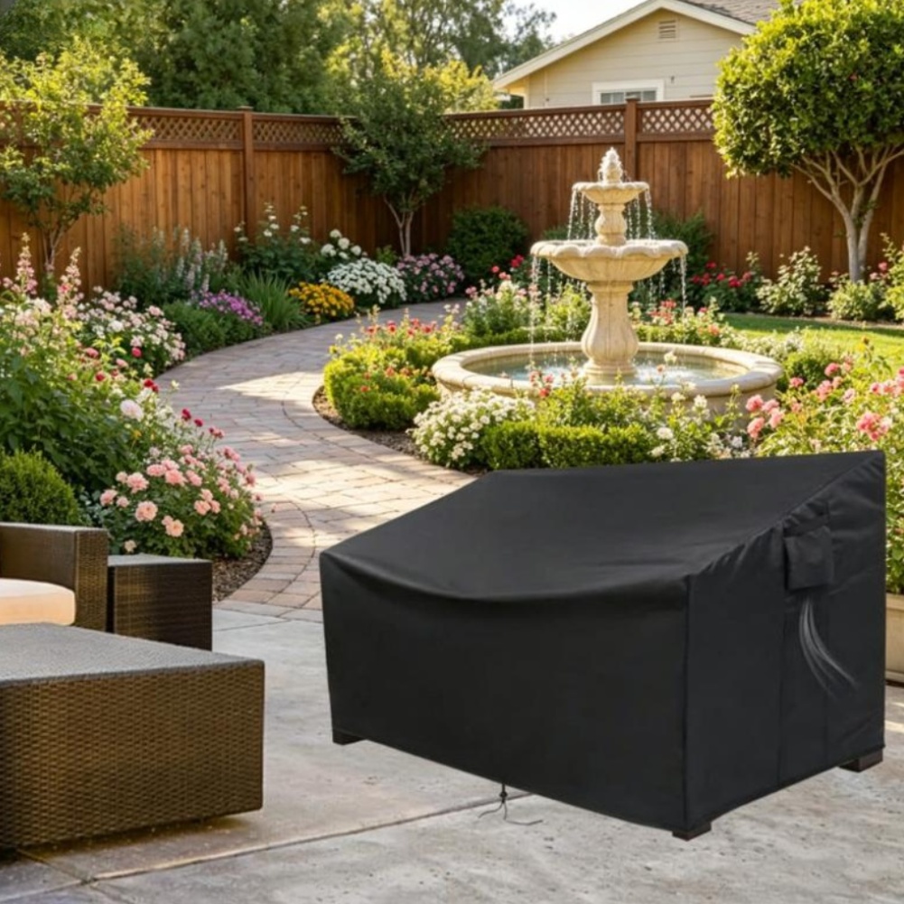 Heavy-Duty Patio Sofa Cover Wa - Outdoor Furniture Fabric Waterproof avaliação e preço