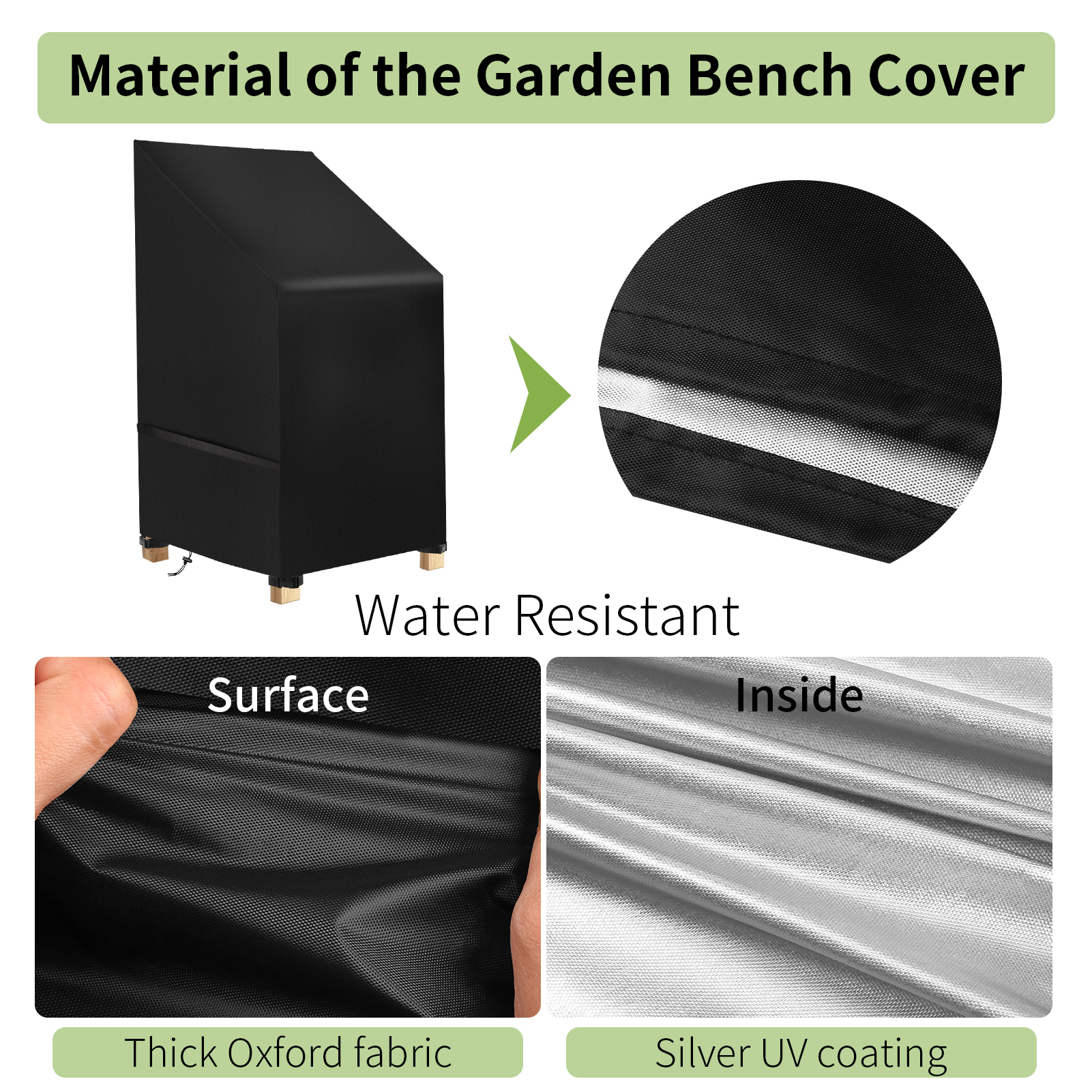 Waterproof Garden Chair Covers - Outdoor Furniture Replacement Fabric avaliação e preço
