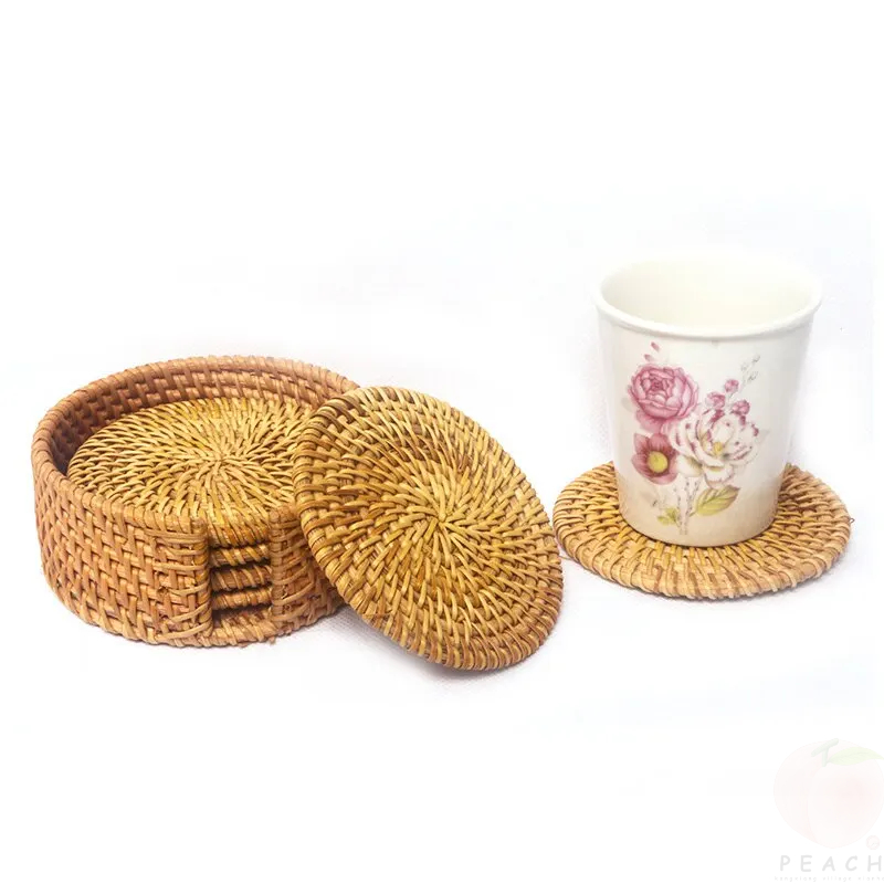 6Pcs Drink Coasters Set For Ku - Bistro Table Set avaliação e preço