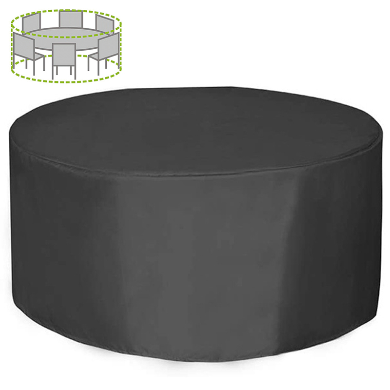 12 Sizes Round Furniture Cover - Outdoor Furniture Table And Chairs avaliação e preço