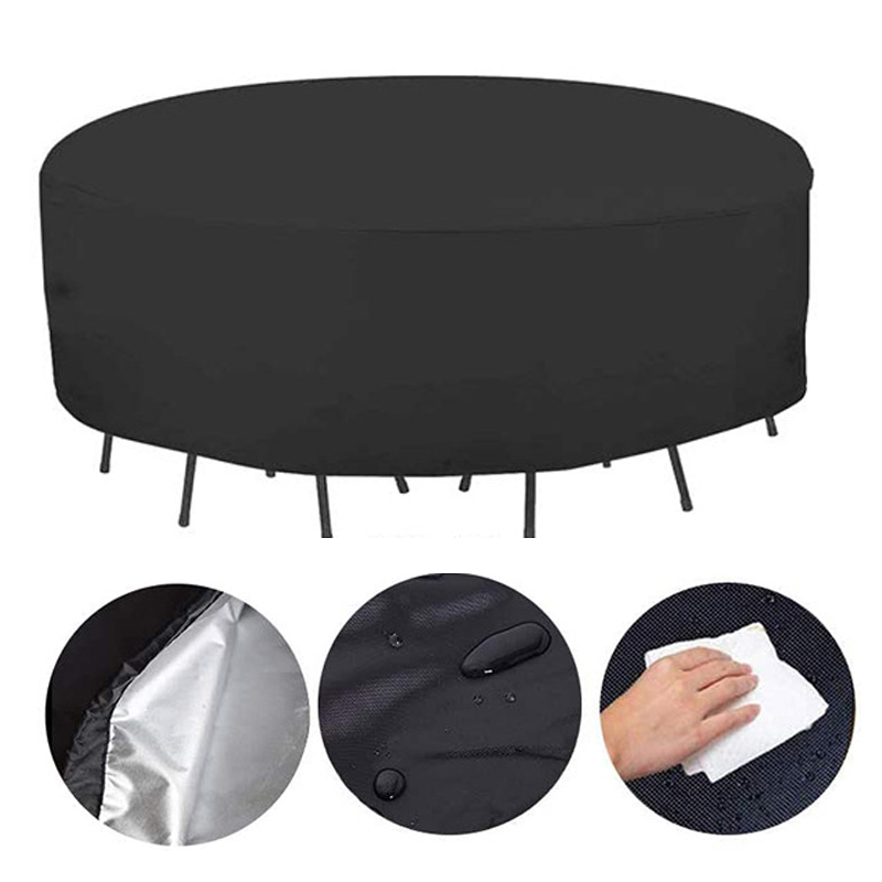 12 Sizes Round Furniture Cover - Outdoor Furniture Table And Chairs avaliação e preço