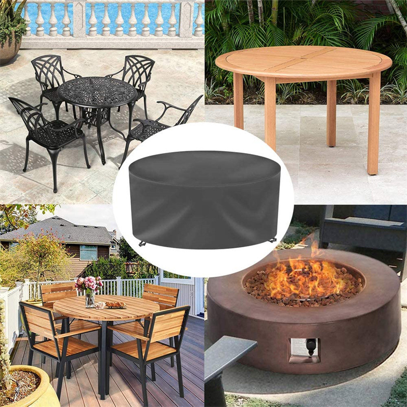 12 Sizes Round Furniture Cover - Outdoor Furniture Table And Chairs avaliação e preço