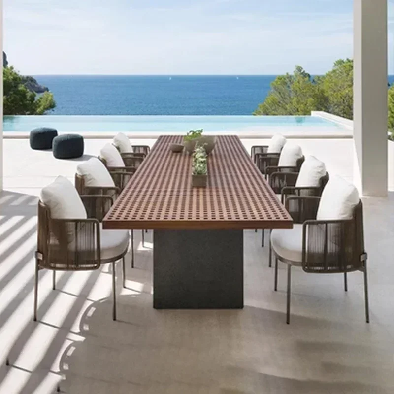 Wood Waterproof Garden Furnitu - Outdoor Furniture Italian avaliação e preço