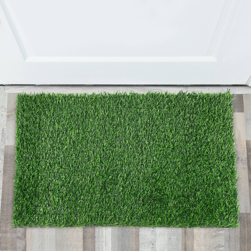 non slip artificial grass door - Outdoor Rug Waterproof avaliação e preço