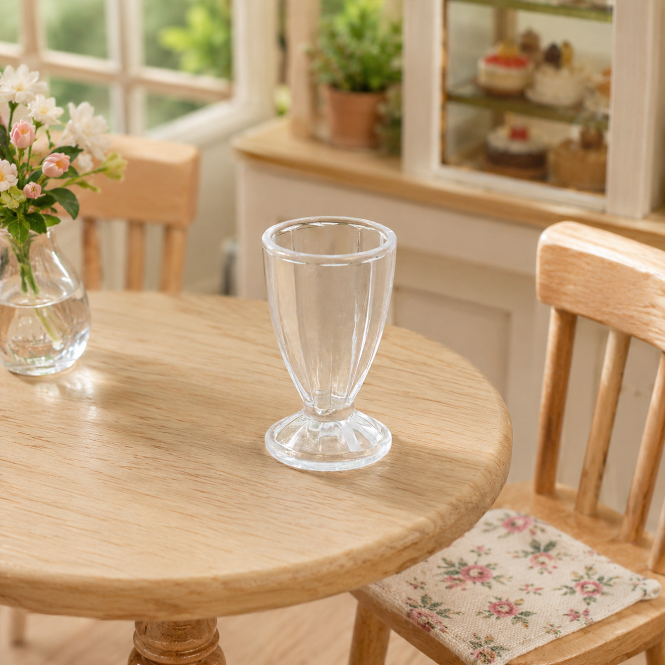 4 pcs /1 set Miniature transpa - Bistro Table Set avaliação e preço