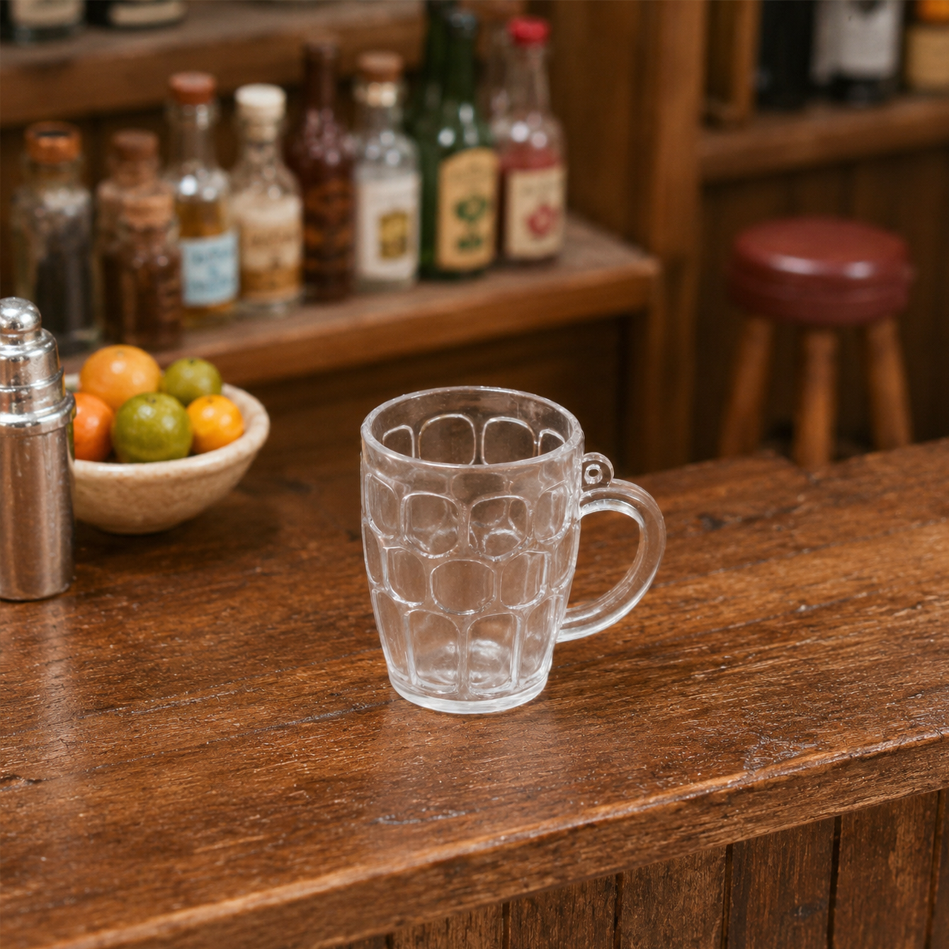 4 pcs /1 set Miniature transpa - Bistro Table Set avaliação e preço
