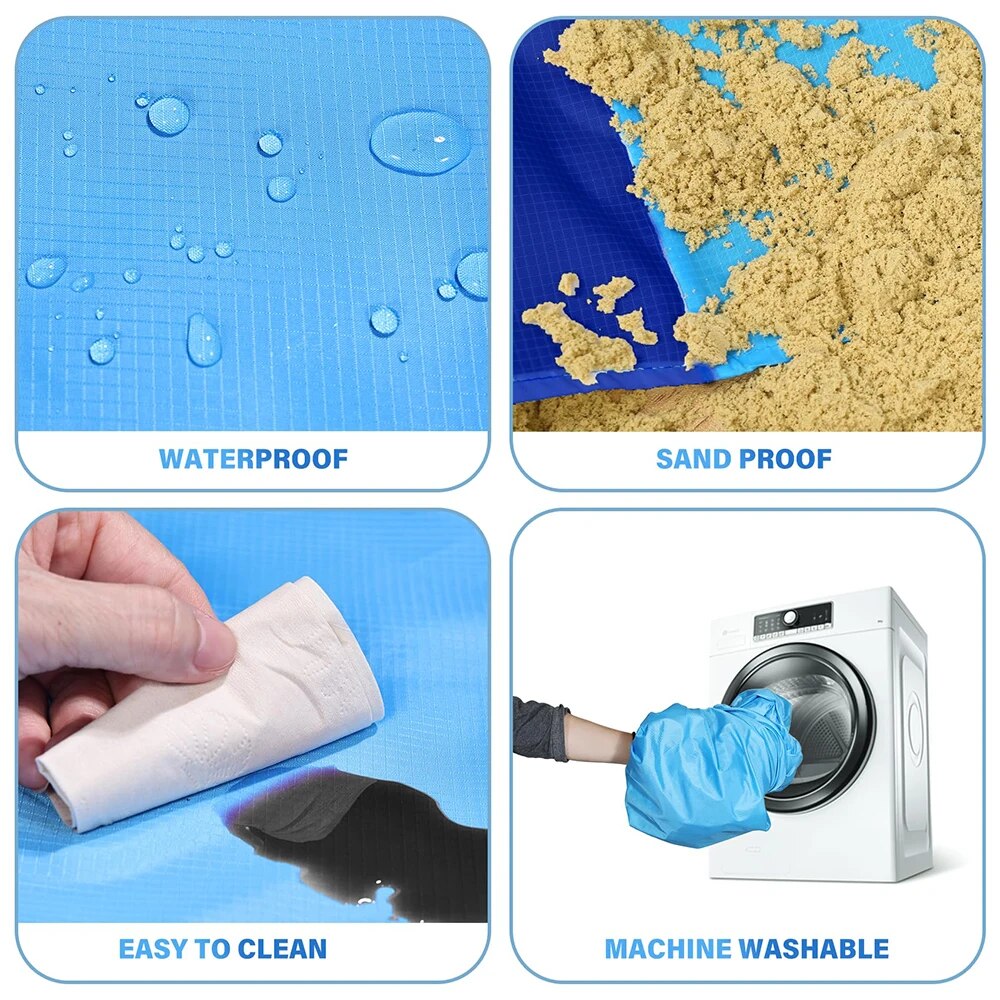 Beach Blanket, Waterproof and  - Outdoor Furniture Replacement Fabric avaliação e preço