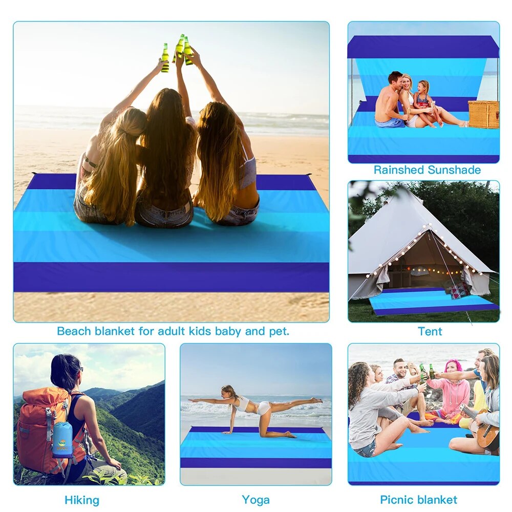 Beach Blanket, Waterproof and  - Outdoor Furniture Replacement Fabric avaliação e preço