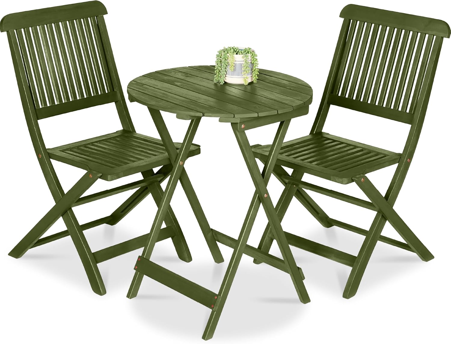 Acacia Wood Folding Bistro Set - Bistro Table Set avaliação e preço