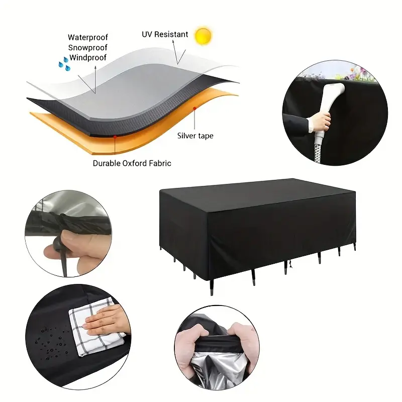218 Sizes of Patio Furniture C - Outdoor Furniture Fabric Waterproof avaliação e preço