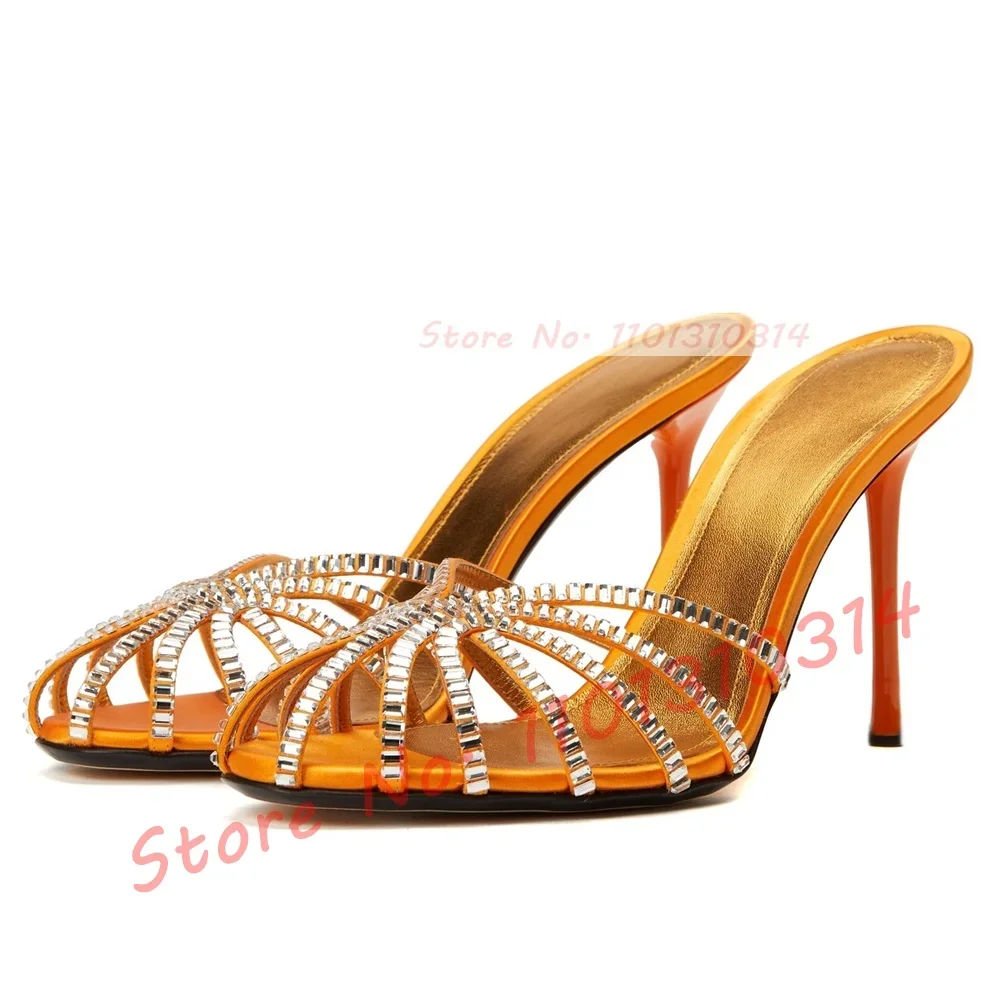 Gemstone High Heel Silk Slippe - Outdoor Furniture Hay avaliação e preço