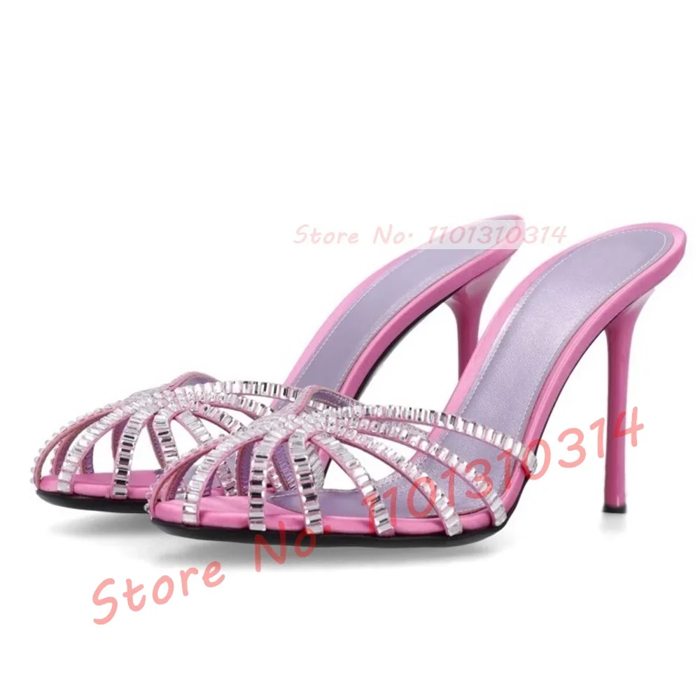 Gemstone High Heel Silk Slippe - Outdoor Furniture Hay avaliação e preço