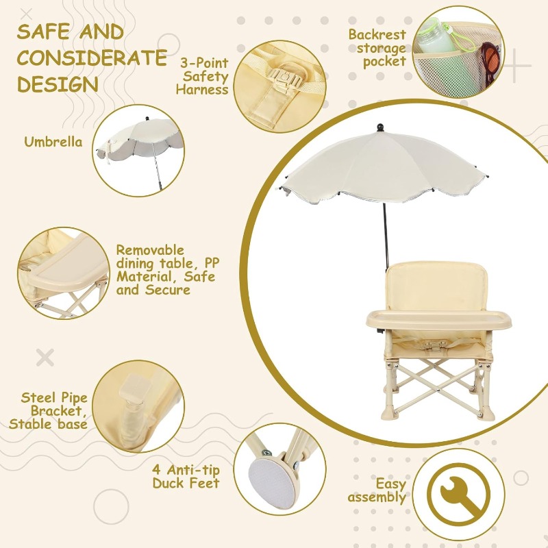 Baby Outdoor Beach Chair with  - Bistro Table Set avaliação e preço