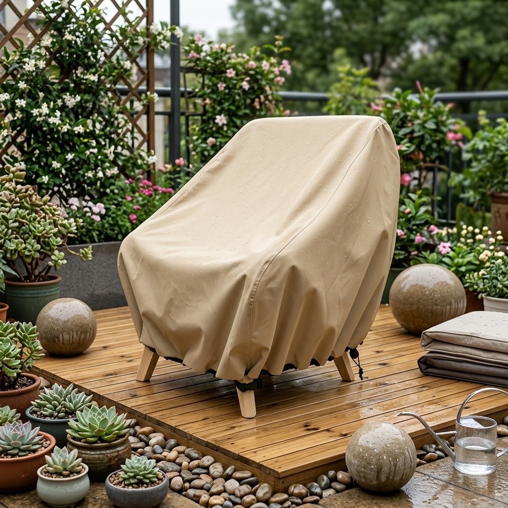 Waterproof Patio Chair Cover O - Outdoor Furniture Lounge avaliação e preço