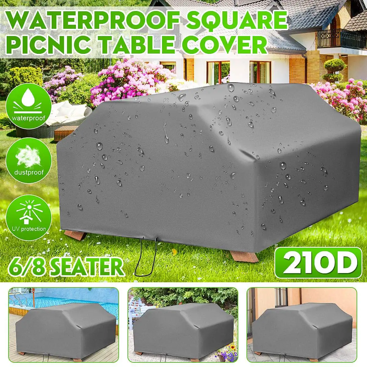 210D For 6/8 Seater Picnic Tab - Outdoor Furniture Paint avaliação e preço