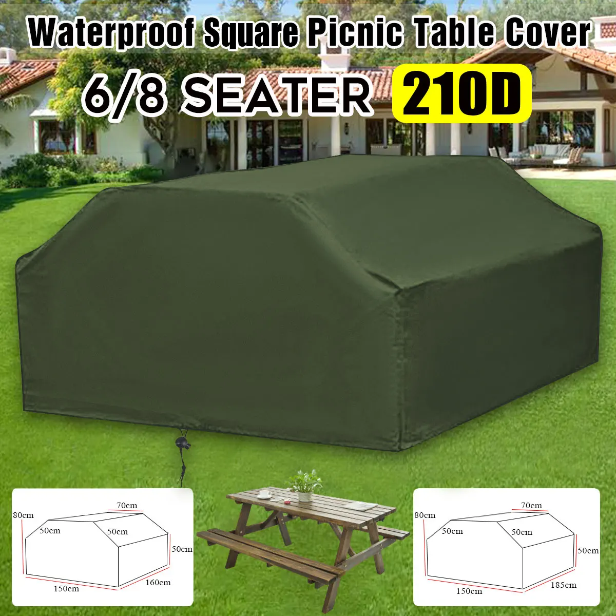 210D For 6/8 Seater Picnic Tab - Outdoor Furniture Paint avaliação e preço