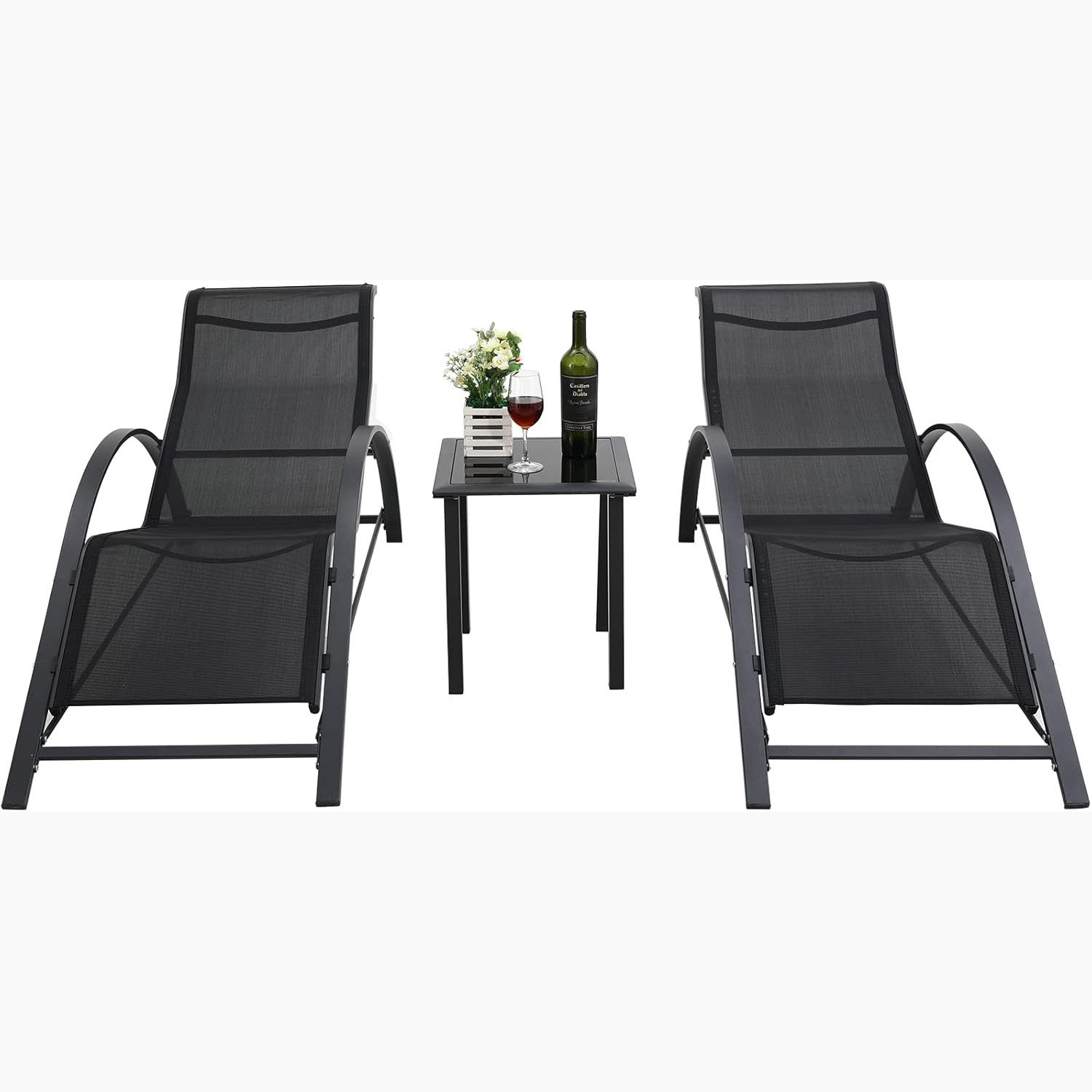 Patio Pool Chair Sun Lounger S - Deck Chair Lounger avaliação e preço
