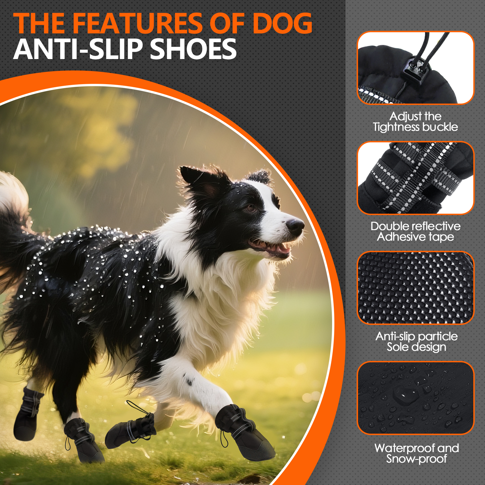 Dog Boots,Waterproof Dog Shoes - Outdoor Rug Waterproof avaliação e preço