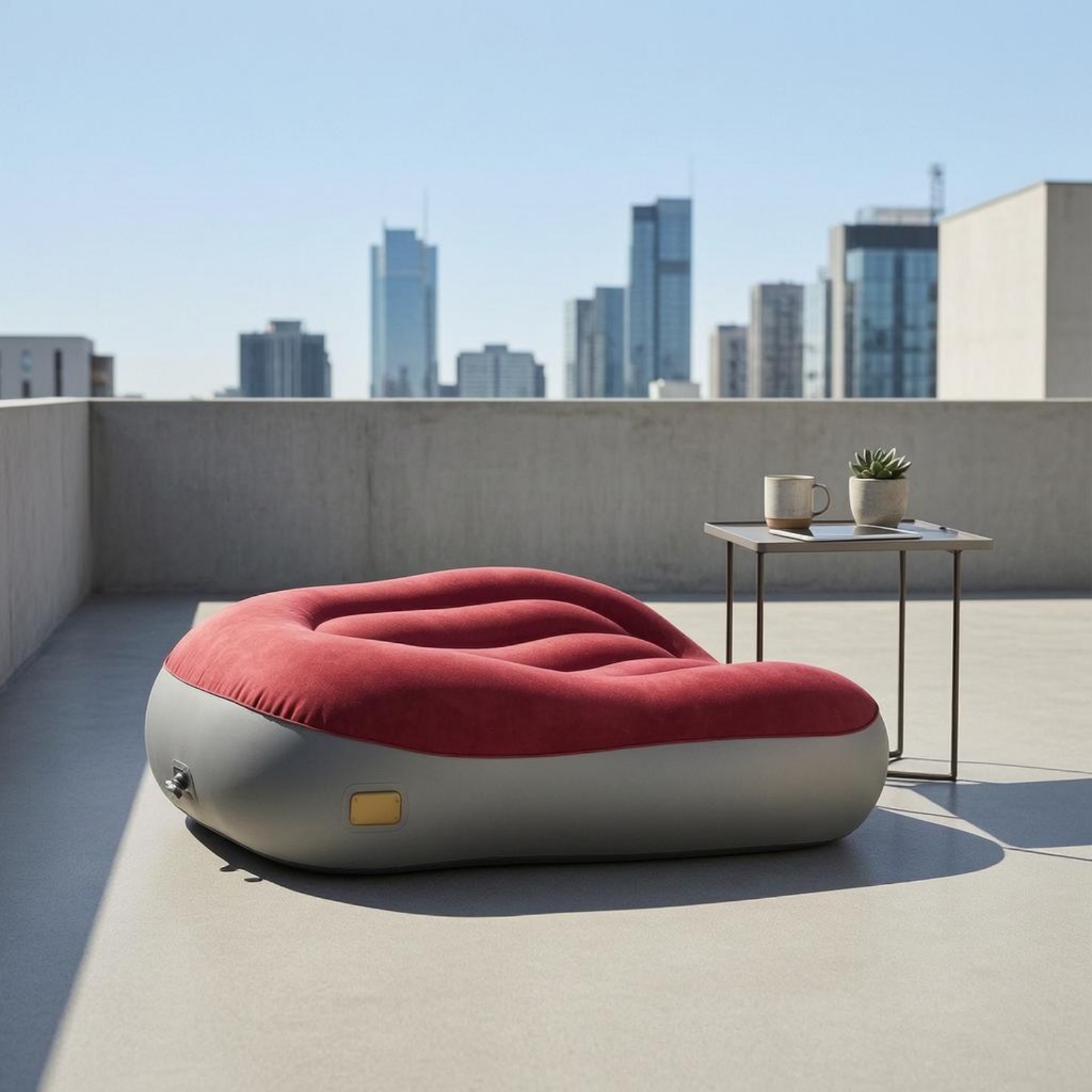 Single-Person Inflatable Sofa  - Outdoor Furniture Lounge avaliação e preço