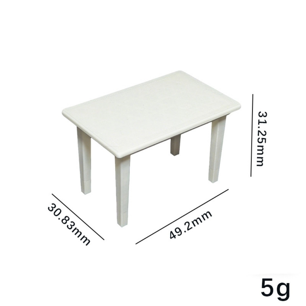 1/12 Dollhouse Miniature Wood  - Bistro Table Set avaliação e preço