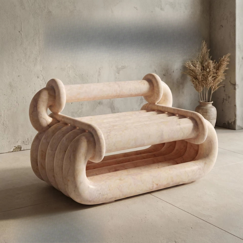 Natural marble polished outdoo - Outdoor Furniture Brands avaliação e preço