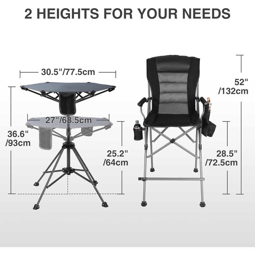 Portable Outdoor Folding Chair - Outdoor Furniture Table And Chairs avaliação e preço