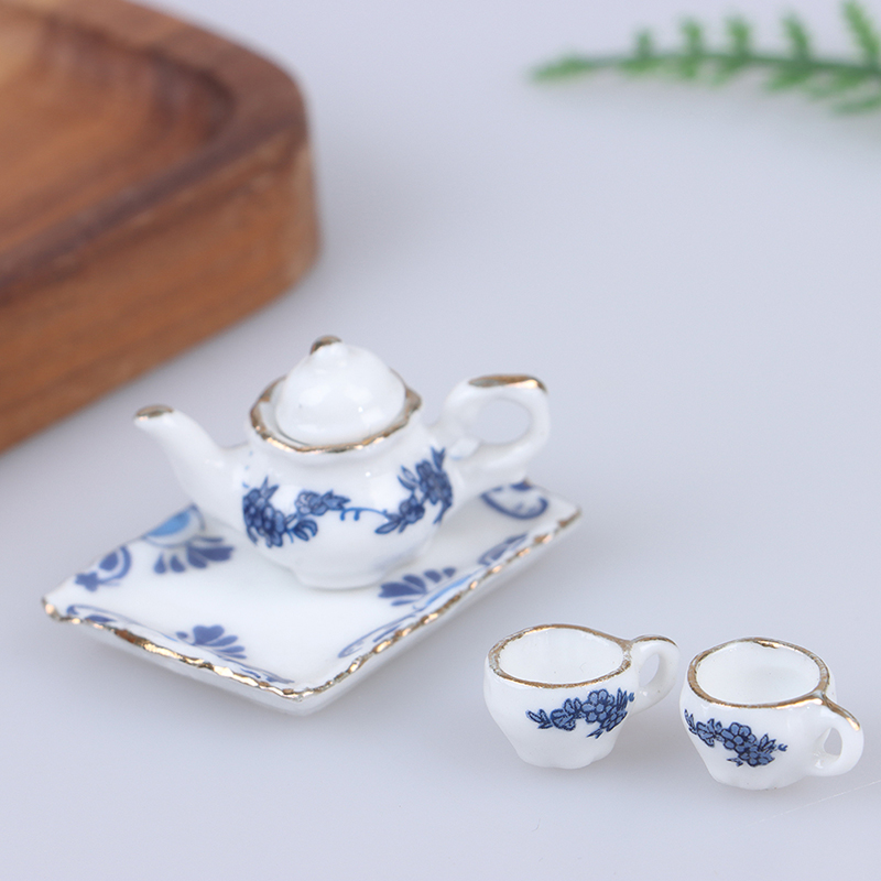 6Pcs Dollhouse Miniature Dinin - Bistro Table Set avaliação e preço