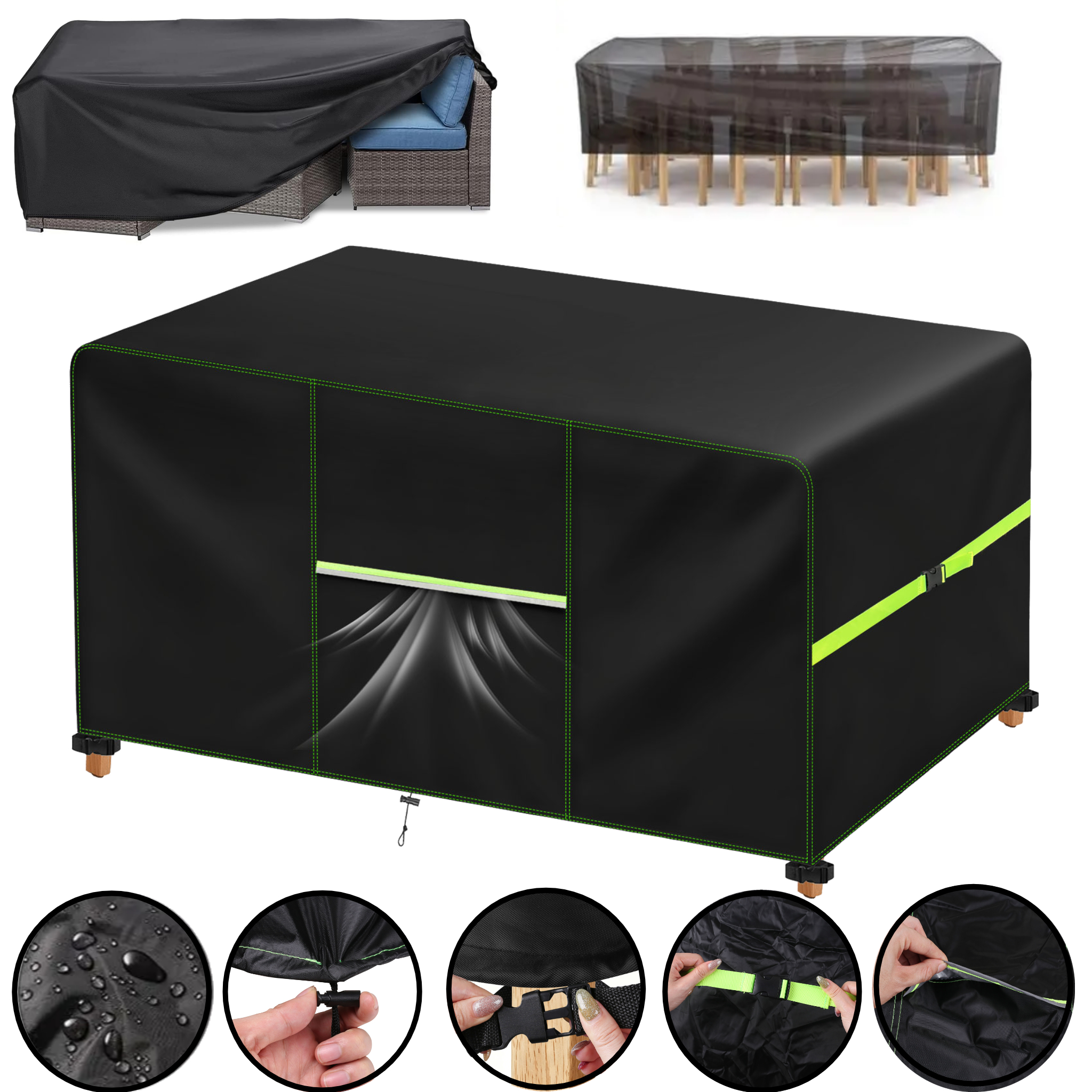 Outdoor Cover for Garden Large - Outdoor Furniture Fabric Waterproof avaliação e preço