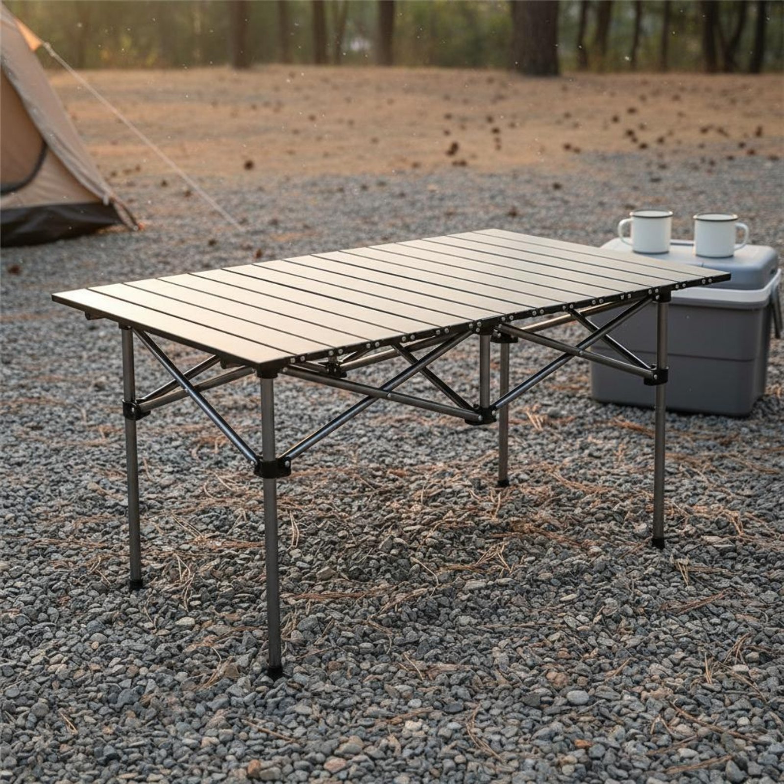 Portable Camping Table and Cha - Outdoor Furniture Table And Chairs avaliação e preço