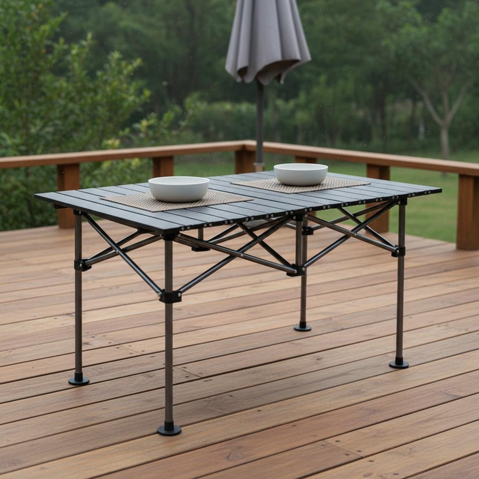 Portable Camping Table and Cha - Outdoor Furniture Table And Chairs avaliação e preço