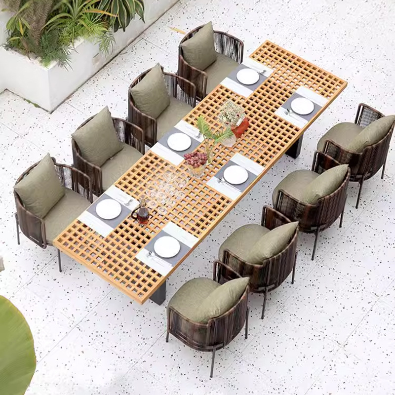 Wood Waterproof Garden Furnitu - Outdoor Furniture Italian avaliação e preço