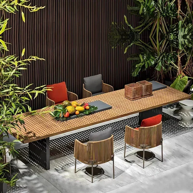 Wood Waterproof Garden Furnitu - Outdoor Furniture Italian avaliação e preço