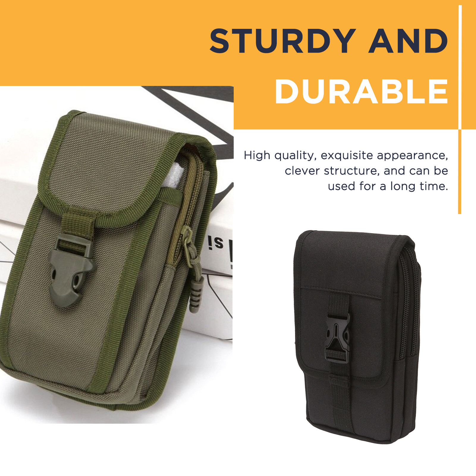 7 Inch Waist Pack For Phone Ou - Outdoor Rug Waterproof avaliação e preço