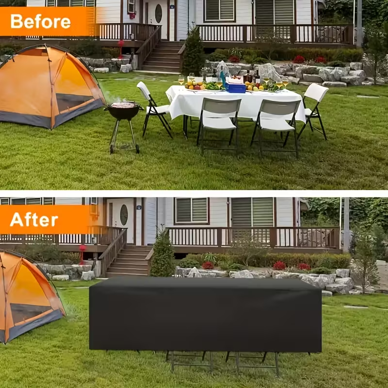 Heavy-Duty 210D Outdoor Garden - Outdoor Furniture Table And Chairs avaliação e preço