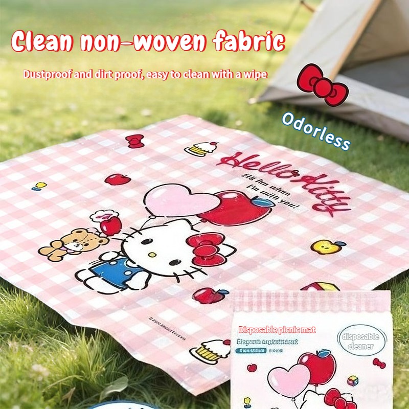 Sanrio Kawaii Hello Kitty Wate - Outdoor Rug Waterproof avaliação e preço