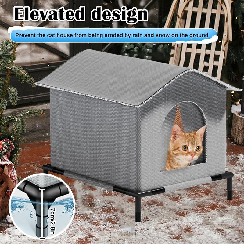 Stray Cat Houses with Mat Wate - Outdoor Rug Waterproof avaliação e preço