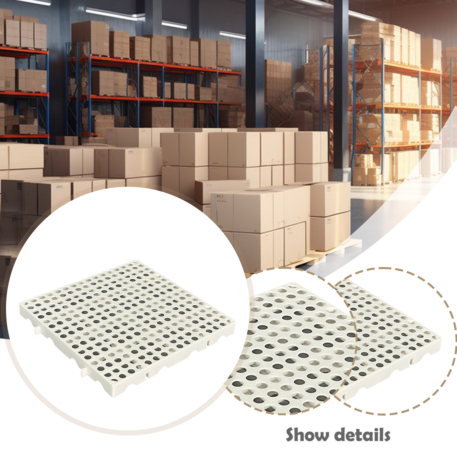 PP Pallet Ventilation Floor Pa - Outdoor Furniture Warehouse avaliação e preço