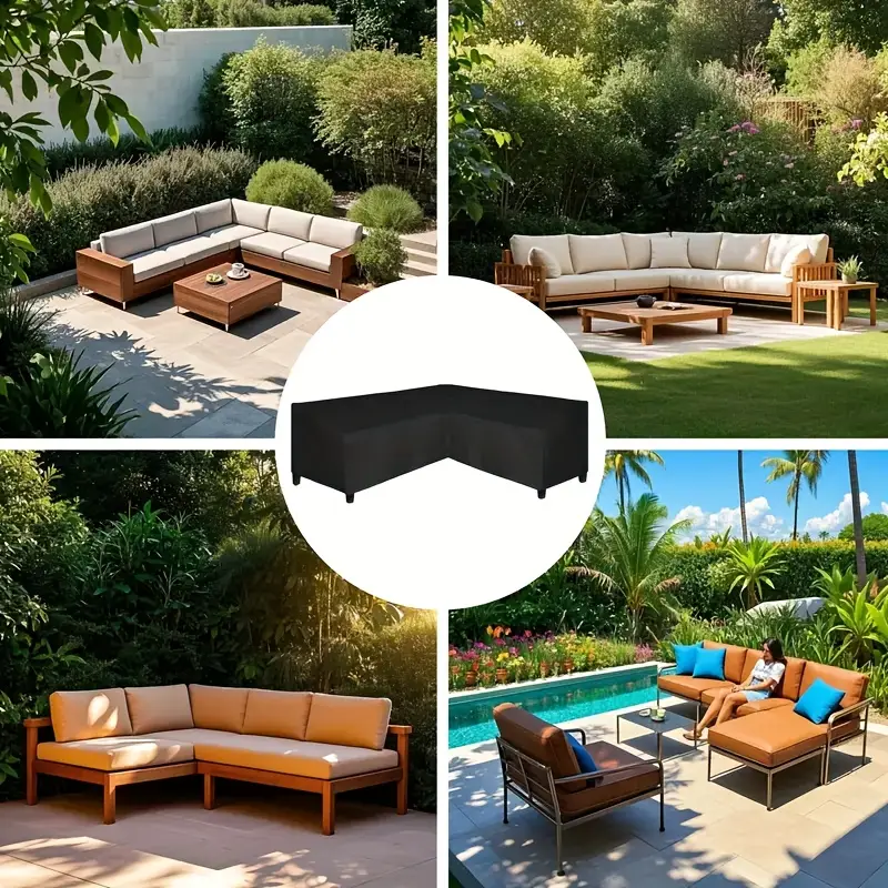 Anti-UV L-shaped Outdoor Sofa  - Outdoor Furniture Fabric Waterproof avaliação e preço