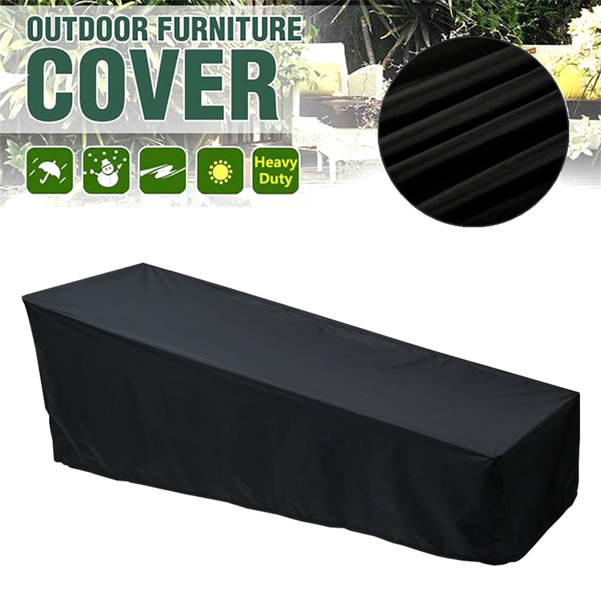Outdoor Garden Sunbed Cover Su - Outdoor Furniture Paint avaliação e preço