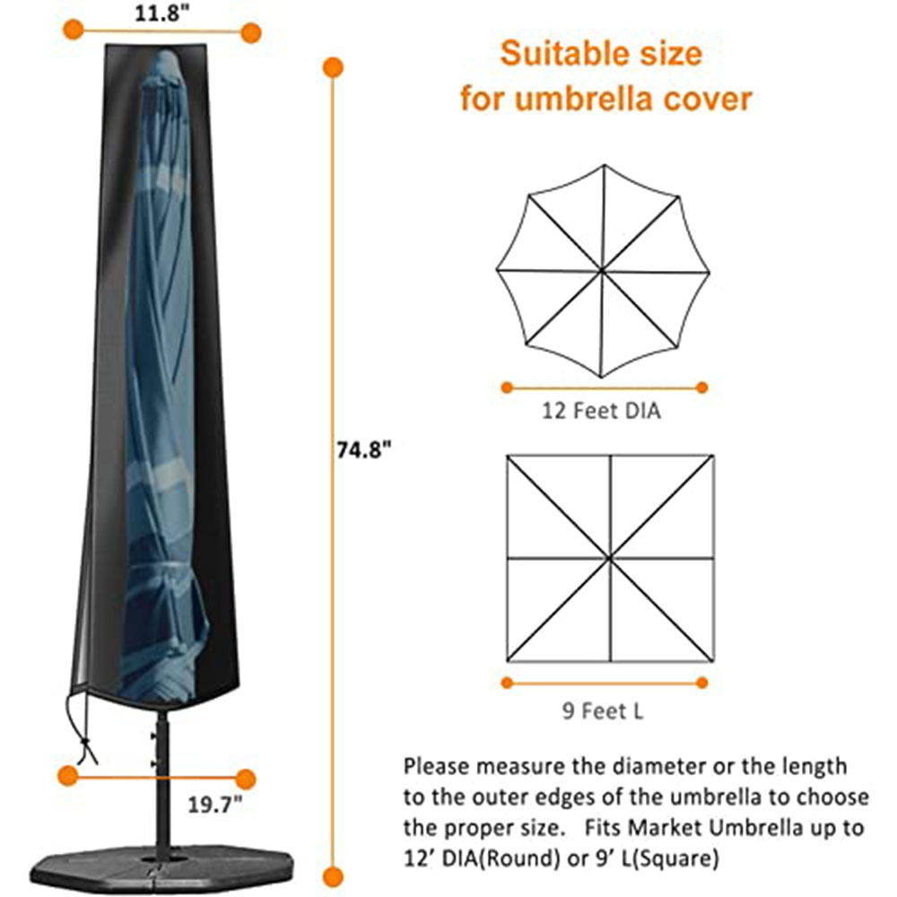 Universal Parasol Cover Waterp - Outdoor Furniture Replacement Fabric avaliação e preço