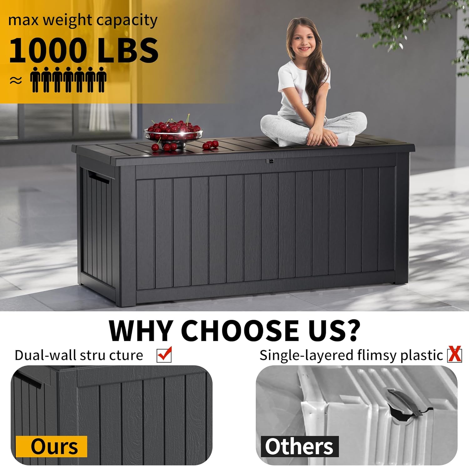 270-Gallon Ultra-Large Outdoor - Outdoor Furniture Warehouse avaliação e preço